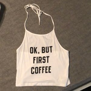 Brandy Melville Crop top halter